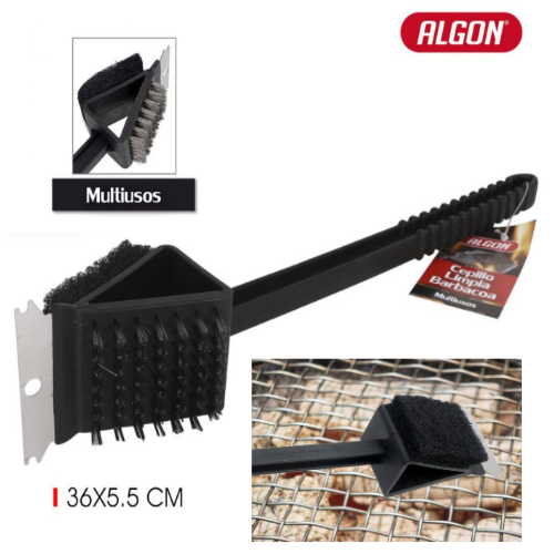 Escova Para Grelha 36X5,5Cm Algon                           