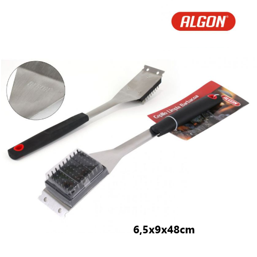 Escova Para Grelha 6,5X9X48Cm  Algon                        