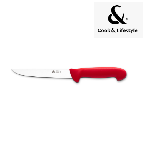Faca Para Desossar 15Cm, Cabo Vermelho                      