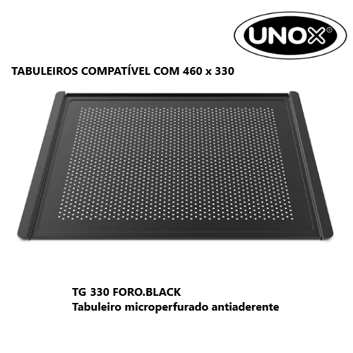 Tabuleiro Forno Microperfurado Antiaderente 460X330Mm Unox  