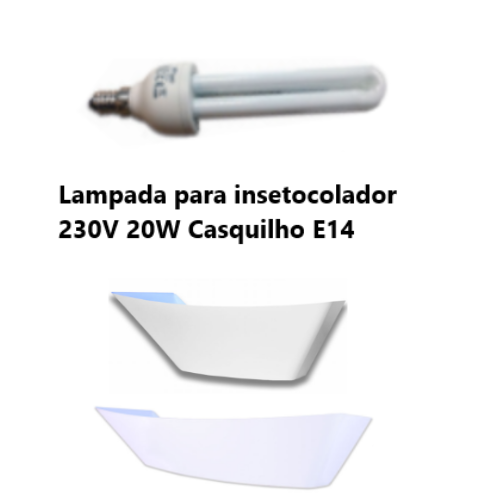 Lampada Para Insetocolador 230V 20W Casquilho E-14          
