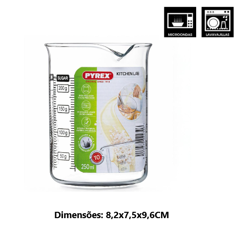 Copo Medidor 250Ml - Kitchen Lab - Pyrex                    