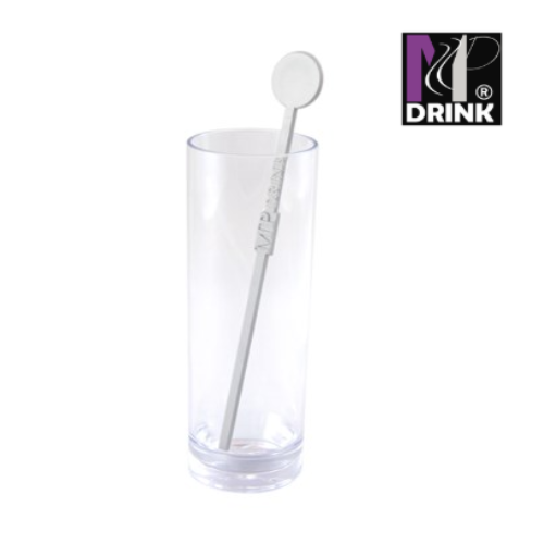 Misturador Mpdrink Branco Em Pc 180X26X5Mm Pack 20 Unid.    