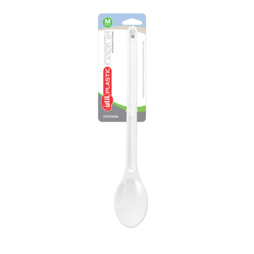 Colher Branca Utilplastic Cookin Spo M (34Cm)               