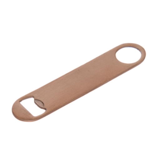 Tira Capsulas Espalmado Inox Revestido A Cobre 18X4Cm       