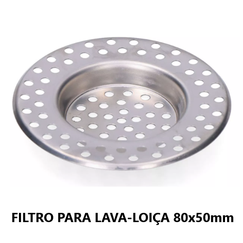 Filtro Para Lava-Loiça Inox 80X50Mm                         