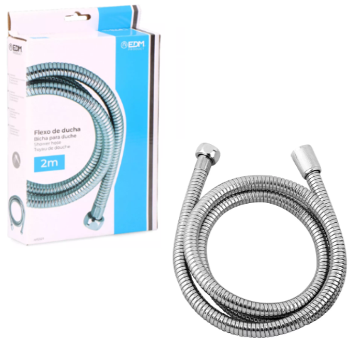 Tubo Flexível Para Chuveiro De Inox Tamanho: 2Mt            