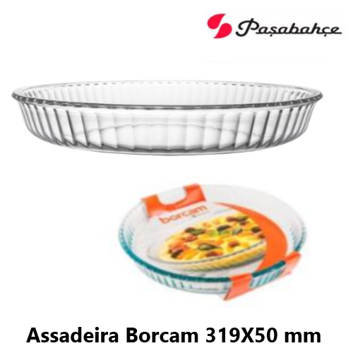 Assadeira Em Vidro Borcam 319X50Mm Pasabahce                