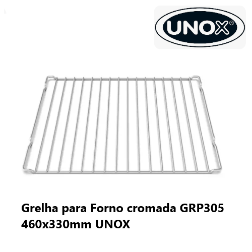 Grelha Cromada Para Forno 460X330Mm Grp305 Unox             
