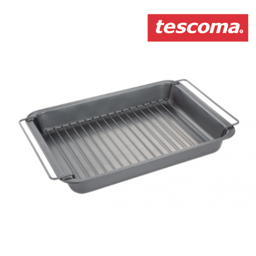 Tabuleiro De Forno Anti-Aderente C/Grelha 40X28Cm Tescoma   