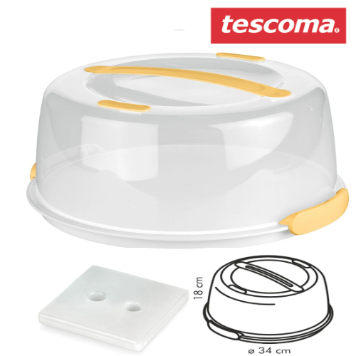 Boleira Em Plastico C/Refrigerador  Ø34X18Cm Tescoma        