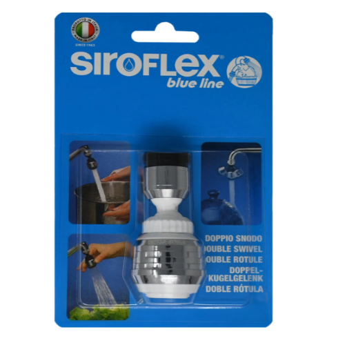 Atomizador Dupla Função Cromado Blue Line Siroflex          