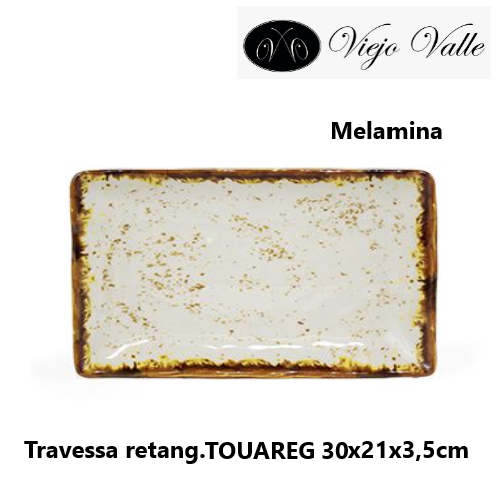 Travessa Melamina Touareg 30X21X3,5Cm Viejo Valle           