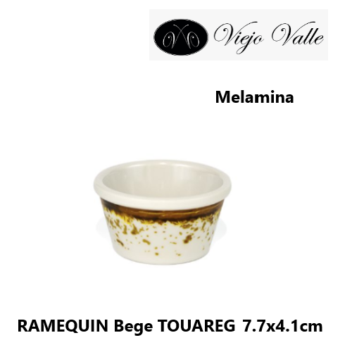 Ramequin Melamina Bege Touareg 7,7X4,1Cm 8Cl                