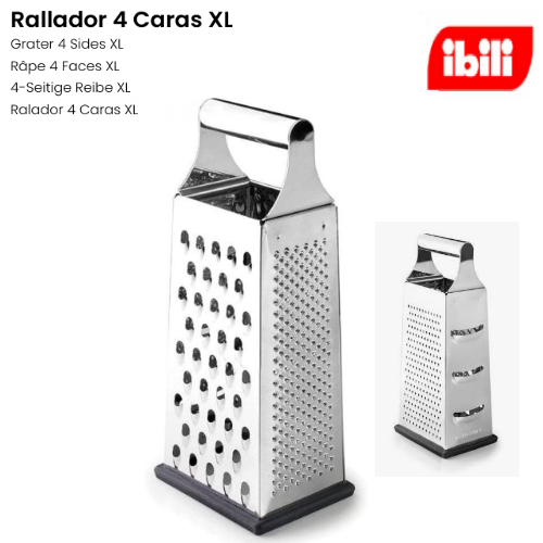 Ralador 4 Caras Xl Inox  10,5X7,5Cm Ibili                   