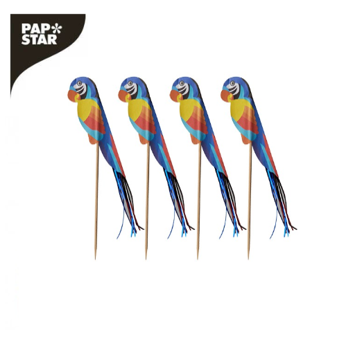 Decoracao Cocktail Papagaio 100 Unid.16780 (Papstar)        