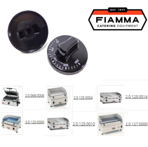 Manipulo P/Termostato  250ºc Para Grelhador Ppf Fiamma      
