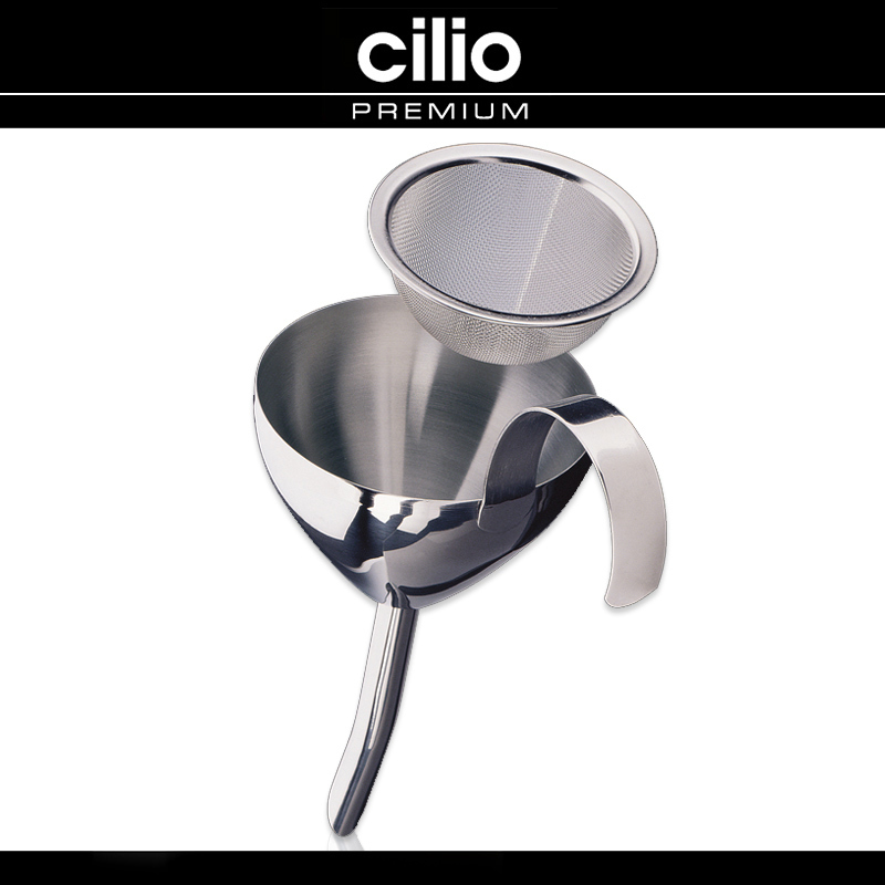Funil Para Decantação 200607 Inox C/Filtro (Cilio)          