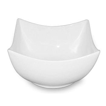 Saladeira Porcelana Bicos Levantados H-8Cm 14X14Cm          