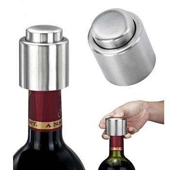 Rolha De Serviço Garrafas De Vinho Inox                     