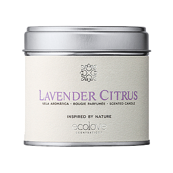 Vela Aromatica Ecolove -Lavender Citrus-  Lata 175 Gr       