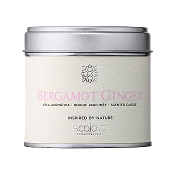 Vela Aromatica Ecolove -Bergamot Ginger-  Lata 175 Gr       