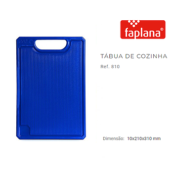 Tabua Cozinha 215X310Mm Azul Ref.810 (Faplana)              