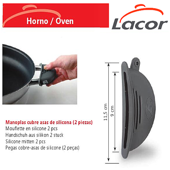 Conjunto 2 Pegas Silicone 60012                             