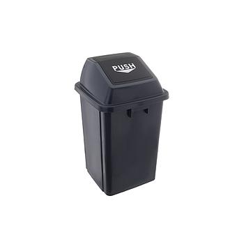 Balde Lixo Rect. Tampa Basc. 60L 41X41X70 Cm                