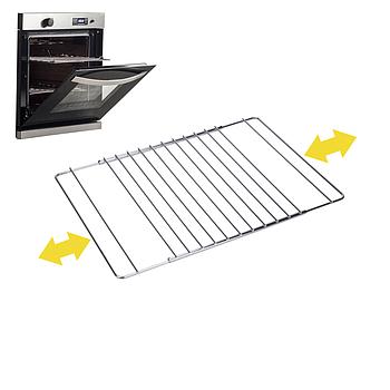 Grelha Cromada Para Forno Estensivel De 38,5 Ate 55Cm X 31Cm