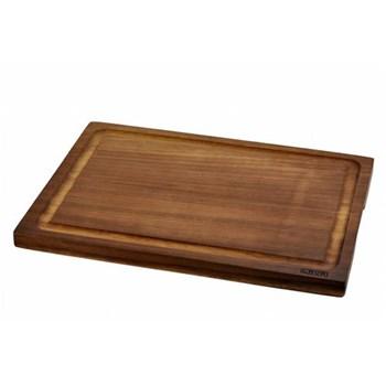 Tabua De Servir E Cortar 34X46Cm Iroko (Kambala) Lava       