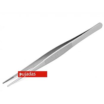 Pinça De Chef Precisao Ponta Fina  Inox  30Cm               