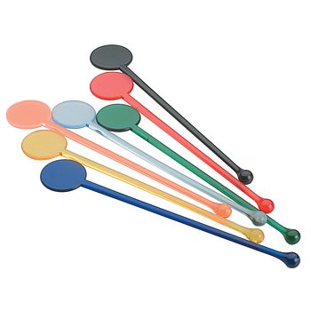 Misturador De Cocktail Pá Redonda Cor Sortida 100 Unid.     