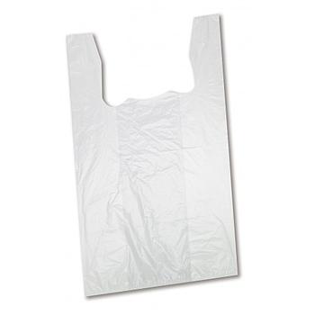 Saco Asas Branco 30X40Cm 5Kg 0.55 Micrones                  