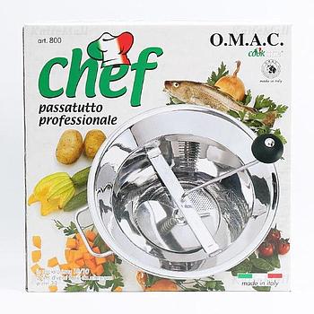 Passe Vite Inox Profissional Chef 33Cm  Ref.800 Omac        