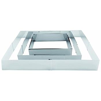 Aro Inox Extensivel 20X24 - 38X46Cm Alt.6Cm 790600 Ibili    