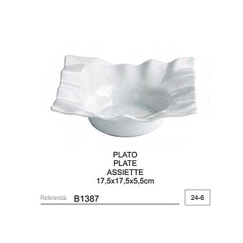 Prato Quad. Aperitivos Air 17,5Cm Viejo Valle               