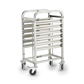 Carro Para Conteiners Gastronorm 38X55X100 Cm Inox          