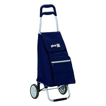 Carro De Compras Argo Blue 45Lts Impermeavel 37X33X95,5Cm   