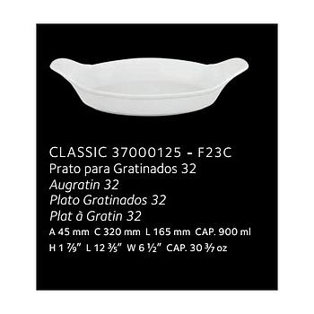 Travessa Oval B23C Porcelana Forno 32Cm Vista Alegre        