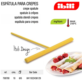 Espatula De Crepes Nylon 250ºc  Ibili                       