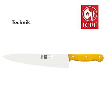 Faca De Chefe Cb Amarelo 30Cm Icel                          