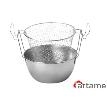 Fritadeira C/Cesto Inox 18/10 Aisi 304 233/30 2.8Lt. Artame 
