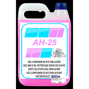 Gel Mãos Ah-25 Morango 5 Litros (Sisinvert)                 