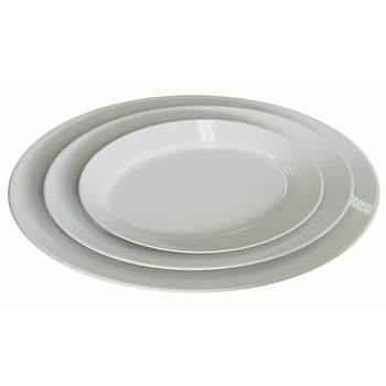 Travessa Oval Nº8 30Cm Iri Porcelana Branca                 