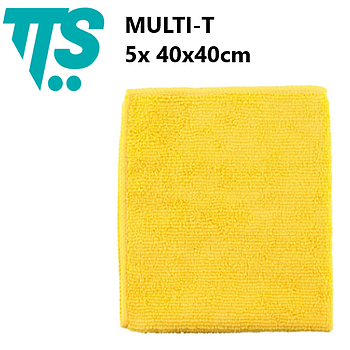 Pano Multi-T Microfibras (5 De 40X40Cm) Amarelo             