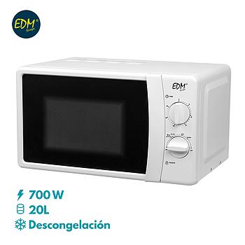 Microondas 20L Basic Line 700W 45,1X34,1X25,6Cm Branco      