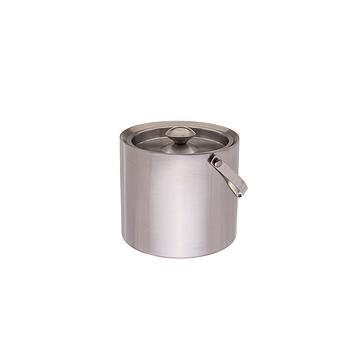 Balde Gelo Inox C/Tampa Parede Dupla 3Lt                    