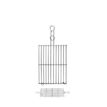 Grelha Dupla Inox  35 X 30 Cm                               