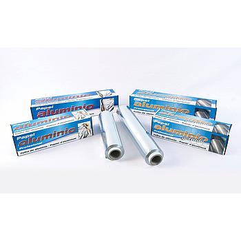 Rolo De Aluminio C/Dispensador 30Cm 300Mts                  